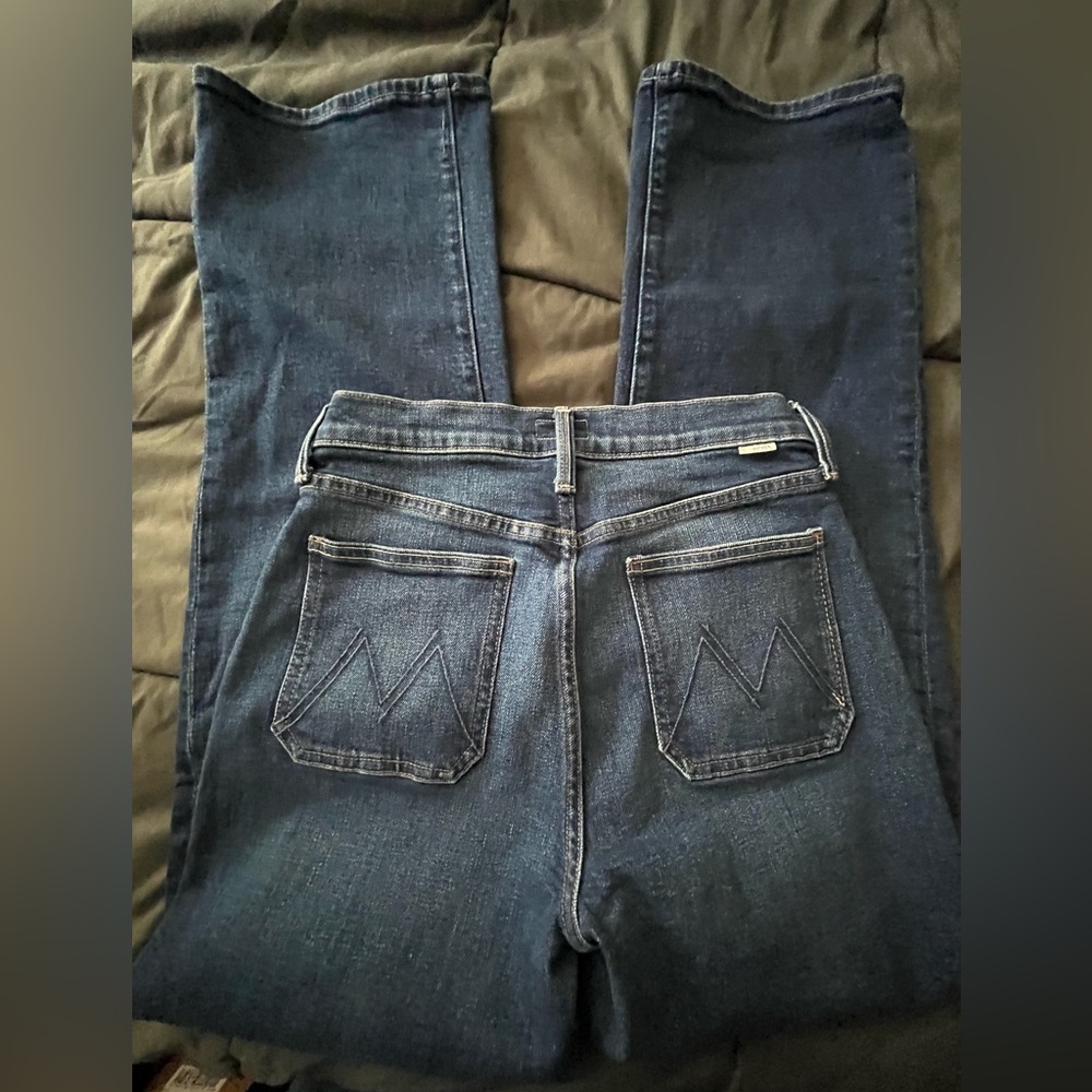 Mother lil patch pocket rambler zip jeans size 28 - Picture 8 of 15